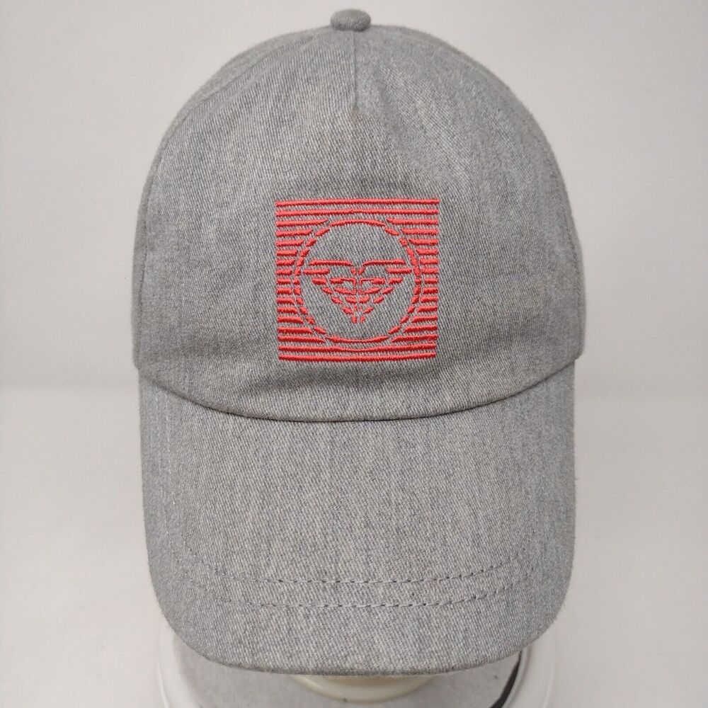 Roxy Strapback Hat Gray Osfa Adjustable Embroider… - image 2